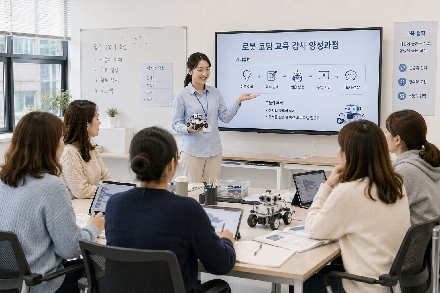 강사 양성과정 교육 현장
